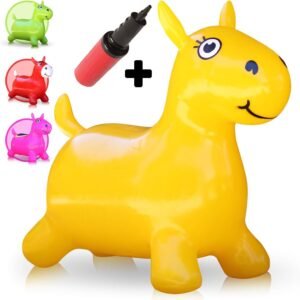 WALIKI Hopping Horse Hopper | Johnny The Bouncy Horse | Jumping Horse for Toddlers | Yellow