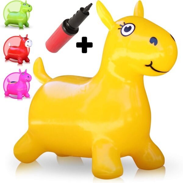 WALIKI Hopping Horse Hopper | Johnny The Bouncy Horse | Jumping Horse for Toddlers | Yellow