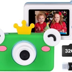 2019 Toddler Toys for 3 Year Old Girls | 1080P Digital Kids Camera Pink with Games for Girls with 32GB SD Card | Toys for Girls Age 4 5 | Christmas Birthday Gifts for 6 7 8 Year Old Girls