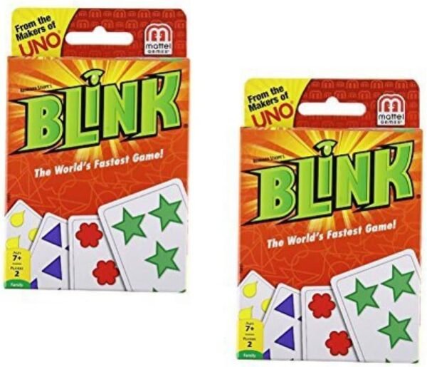 Mattel Games Blink Card Game The World's Fastest Game- 2 Pack