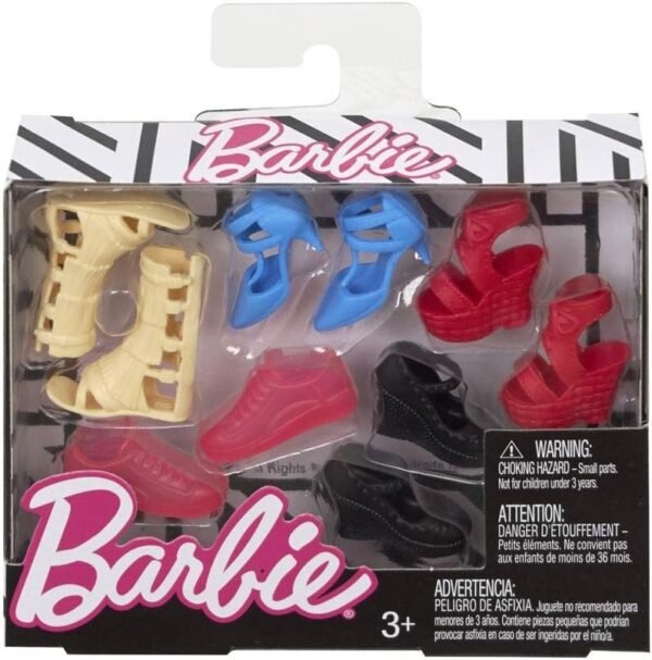 Barbie Accessories Curvy & Tall Doll Shoe Pack