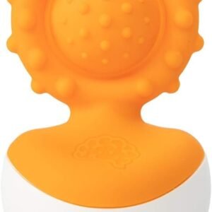 Fat Brain Toys Dimpl Wobbl - Orange Baby Toys & Gifts for Ages 0 to 1