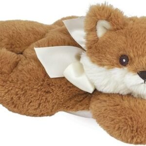 Bearington Baby Fritz Plush Stuffed Animal Red Fox with Rattle, 8 inches