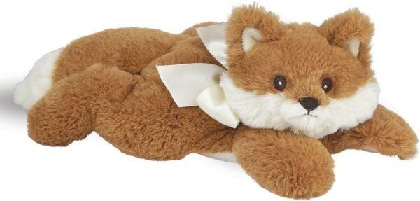 Bearington Baby Fritz Plush Stuffed Animal Red Fox with Rattle, 8 inches