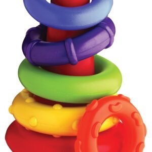 Playgro 4011455 Sort and Stack Tower for Baby Infant Toddler Children, Playgro is Encouraging Imagination with STEM/STEM for a Bright Future - Great Start for a World of Learning