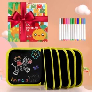 Erasable Drawing Pad Toys(Bear)-Best Children's Day Gift, Road Trip Car Travel Airplane Activities Game, Magna Reuse Portable Writing Board for Kids Toddlers Boys Girls Gift Age 2 3 4 5 6 7 8 Year Old