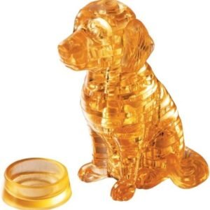 3D Crystal Puzzle Dog DIY Crystal Blocks Puzzle Toy Children Creative Gift Fun Toy for puzzlers Age 3 and Up
