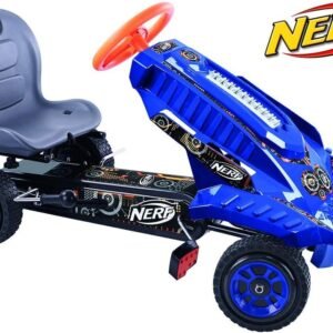 Hauck Nerf Striker Go Kart Ride On, Blue and Orange