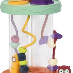 B. Toys ? Shape Sorter ? Hooty-Hoo ? 3 Owls ? 3 Colorful Shapes ? Bead Maze & Wacky Sounds ? Fun Game ? Educational Toy for Toddlers & Babies