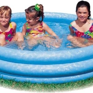 INTEX Crystal Blue Kids Outdoor Inflatable 58' Swimming Pool | 58426EP