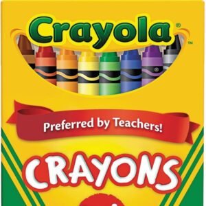 Binney & Smith Crayola(R) Standard Crayon Set, Tuck-Box, Assorted Colors, Box Of 24in.