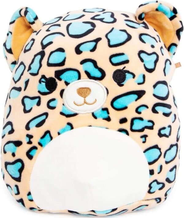 Squishmallow Kellytoy 16' Liv The Teal Leopard Plush Doll