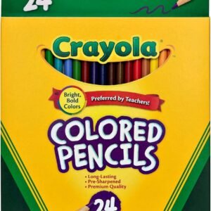 Crayola Colored Pencils, Coloring Supplies, 24 Count