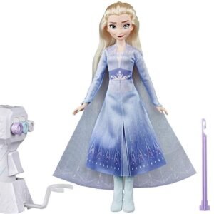 Disney Frozen II Sister Styles Elsa Fashion Doll with Extra-Long Blonde Hair, Braiding Tool & Hair Clips - Toy For Kids Ages 5 & Up