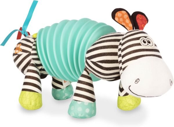 B. toys ? Musical Accordion Zebra Plush ? Sensory Toy ? Non-Toxic