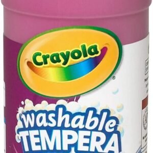 Crayola Washable Tempera Paint, Magenta Paint Craft Supplies, 16 Ounce