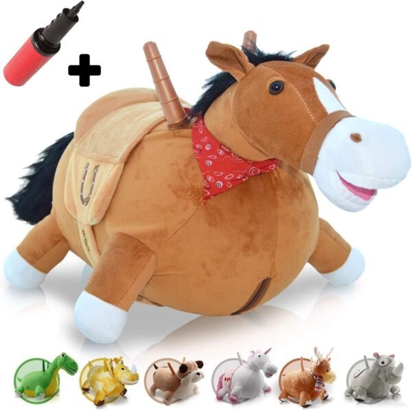 WALIKI Bouncy Horse Hopper | Inflatable Hopping Horse for Kids | Jumping Horse
