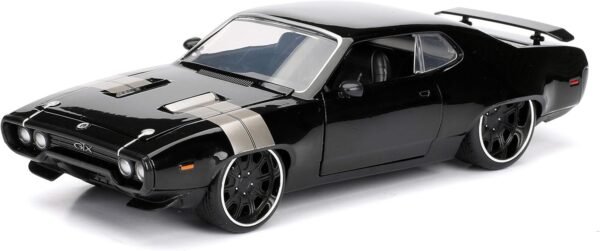 Jada Toys Fast & Furious 8 Diecast Dom's Plymouth GTX Vehicle (1:24 Scale)