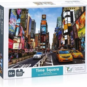 TASSE Times Square 1000 Piece Jigsaw Puzzle Children Adult - Times Square - Game Toy Gift Large Jigsaw Puzzle Artwork for Adults and Teens