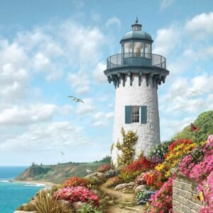 1000PCS Lighthouse Jigsaw Puzzles for Kids Adults - Intellectual Educational Game Gift Wall Decorations
