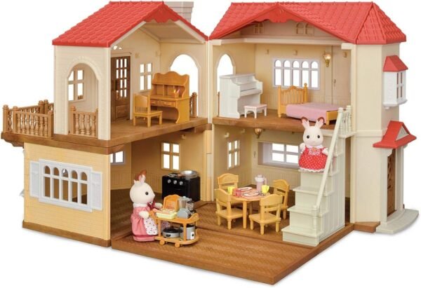 Calico Critters Red Roof Country Home Gift set