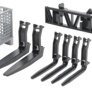 Bruder 02318 Accessories for Front Loader: Box-Type Pallet, Winch and Forks