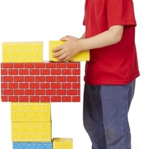 Melissa & Doug Extra-Thick Cardboard Building Blocks - 24 Blocks in 3 Sizes