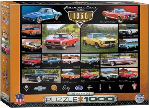 EuroGraphics 1960's Cruisin' Classics Jigsaw Puzzle (1000-Piece)