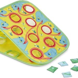 Melissa & Doug Sunny Patch Camo Chameleon Bean Bag Toss Action Game