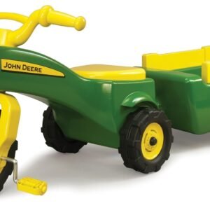 TOMY John Deere Pedal Tractor And Wagon