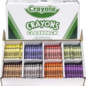 Crayola Crayon Classpack, 8 Classic Colors, 400 Count