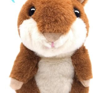 Talking Hamster, Repeats What You Say Plush Animal Toy Electronic Hamster Mouse for Boys, Girls & Baby Gift