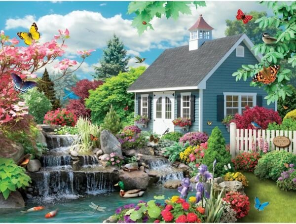 Bits and Pieces - 1000 Piece Jigsaw Puzzle for Adults - Dream Landscape - 1000 pc Spring Scene Jigsaw by Artist Alan Giana