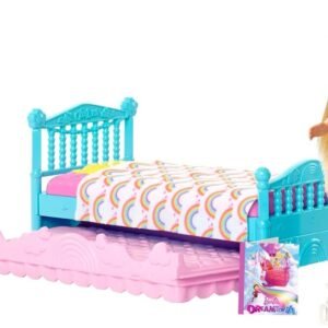 Barbie Club Chelsea Toy, 6-inch Blonde Doll and Bedroom Playset with Working Trundle Bed, Nightstand with Drawer, Teddy Bear and More, Gift for 3 to 7 Year Olds [Amazon Exclusive]
