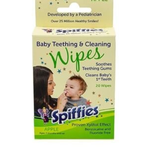 Spiffies ToothWipes, TP50 tripack, 40 Apple, 20 Grape, 60-Wipes