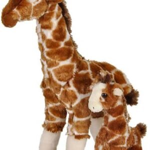 Adventure Planet Birth of Life Giraffe with Baby Plush Toy 14.5' H