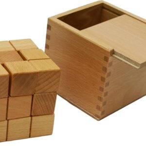 TOWO Large Wooden Soma Cube Puzzle - Wooden Brain Teaser Puzzle IQ Puzzle Math Puzzle for Kids and Adults - Mens Gift Sets-Gift Sets for Him-Gifts for Men Who Have Everything
