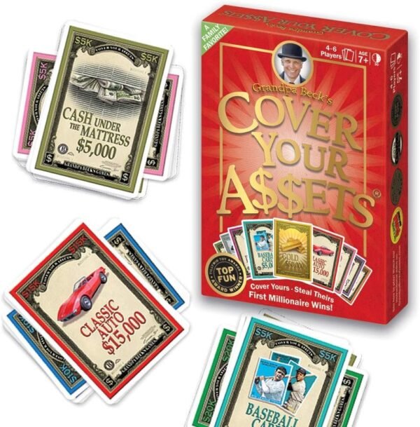 Grandpa Beck?s Cover Your Assets Card Game | Fun Family-Friendly Set-Collecting Game | Enjoyed by Kids, Teens, and Adults | From the Creators of Skull King | Ideal for 2-8 Players Ages 7+