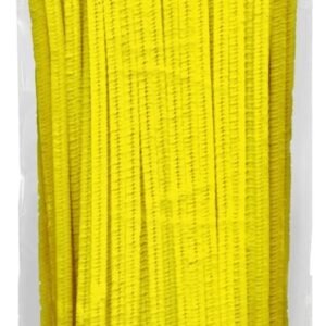 Creativity Street Chenille Stems/Pipe Cleaners 12 Inch x 6mm 100-Piece, Yellow