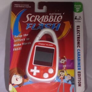 Scrabble Flash Electronic Handheld Game Carabiner Keychain