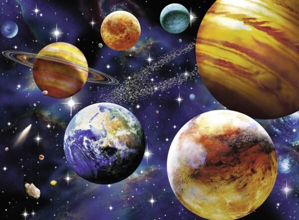 Ravensburger Space 100 Piece Jigsaw Puzzle for Kids ? Every Piece is Unique, Pieces Fit Together Perfectly
