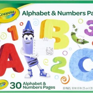 Crayola Alphabet Pad, Tracing Worksheets, 30 Pages