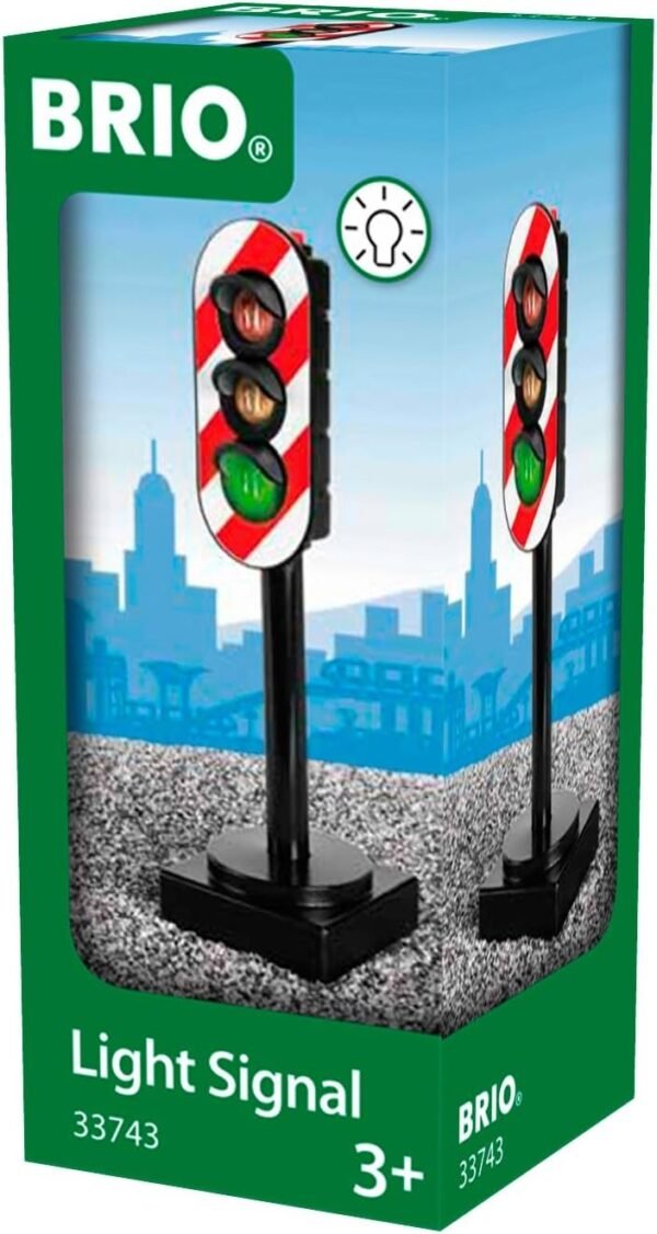 BRIO World - 33743 Light Signal | Toy Train Accessory for Kids Ages 3 and Up