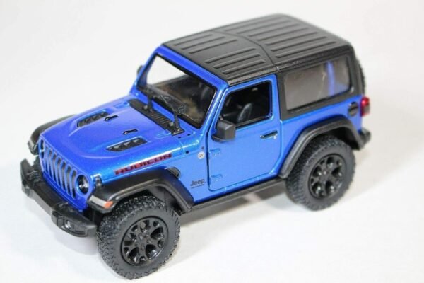 2018 Jeep Wrangler Rubicon Hard Top Blue - Kinsmart P/B