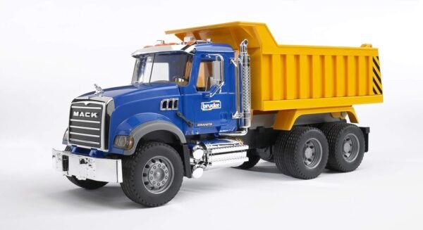 Bruder 02815 MACK Granite Dump Truck for Construction and Farm Pretend Play