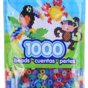 Perler Beads Fuse Beads for Crafts, 1000pcs, Multicolor Glitter