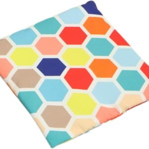 A Baby or Two Crinkle Paper Sensory Touchy Crinkly Toy Brain Mind Stimulation Development Design for Infants, Babies and Toddlers 6 x 6 Inch (Colorful Hive)