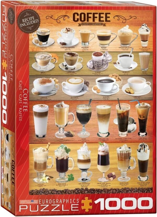 EuroGraphics Coffee Puzzle (1000-Piece), Model:6000-0589