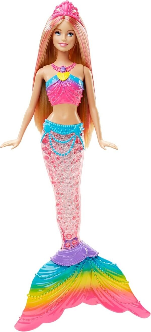 Barbie Dreamtopia Rainbow Lights Mermaid Doll, Blonde [Amazon Exclusive]