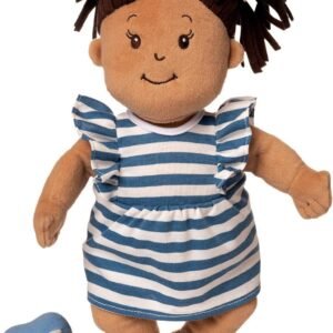 Manhattan Toy Baby Stella Beige with Brown Hair 15' Soft First Baby Doll